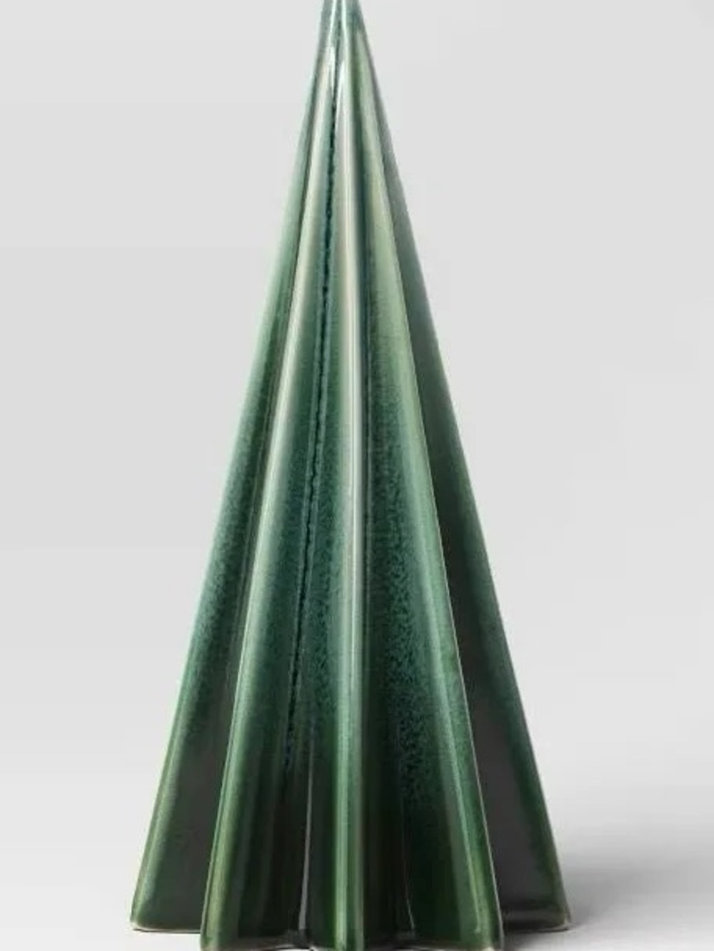 Threshold Ceramic Faceted Christmas Tree, Set of 2–Large & Small, LIKE NEW